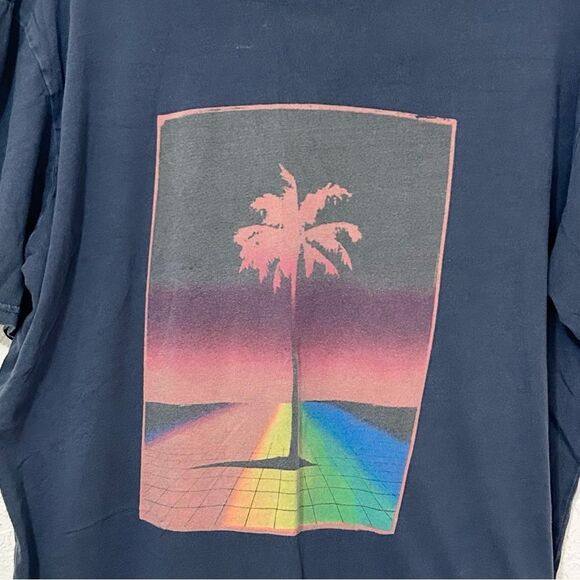 QuickSilver palm tree short sleeve shirt size xl - Picture 3 of 16